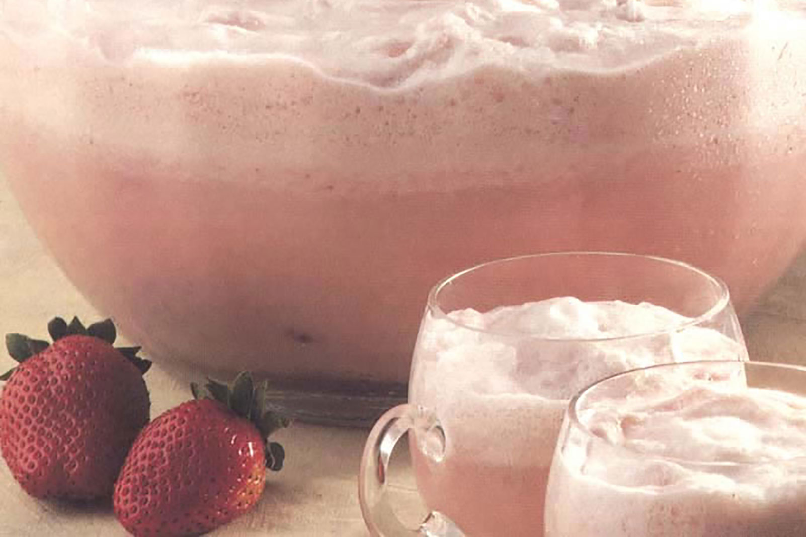Luscious Strawberry Party Punch