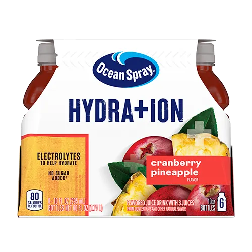 Ocean Spray® Hydra+ion Cranberry Pineapple: Fruit Hydration Drinks