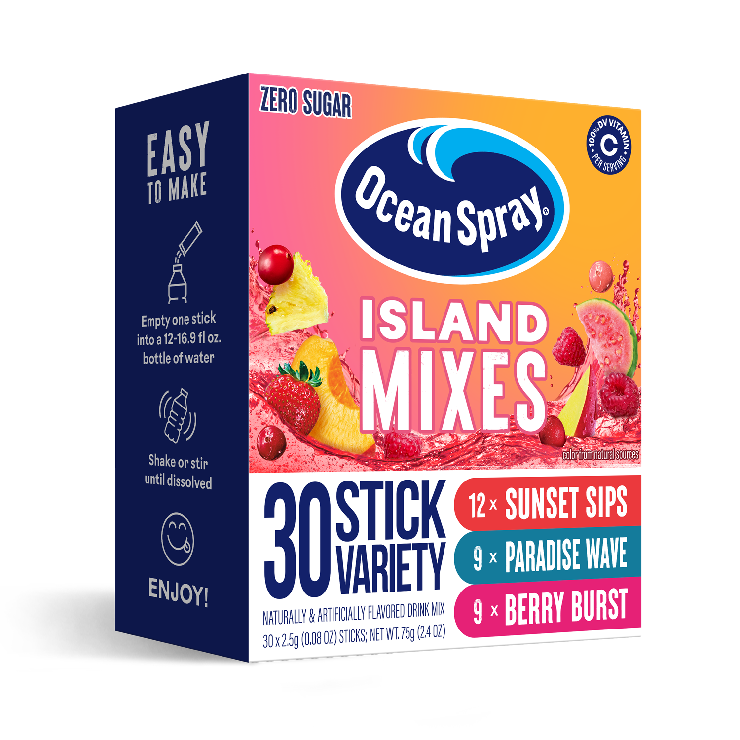 Island Mixes™ Zero Sugar Drink Mix Packets | Ocean Spray