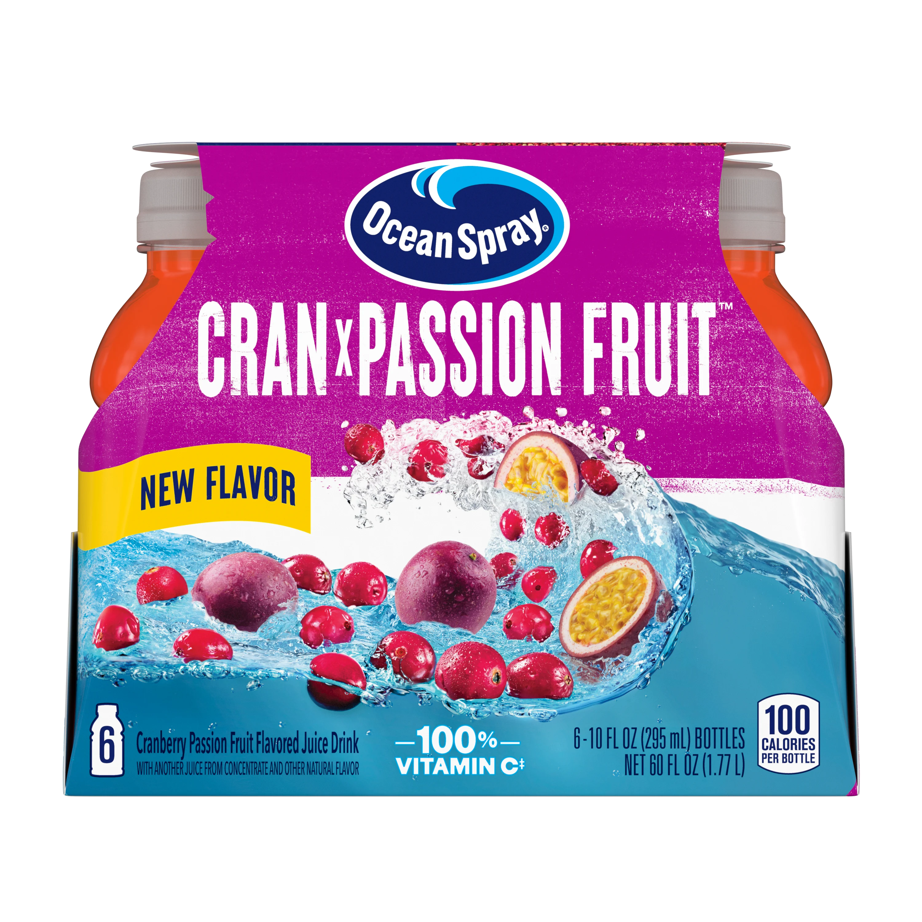 10oz Multipack CranPassionFruit front view