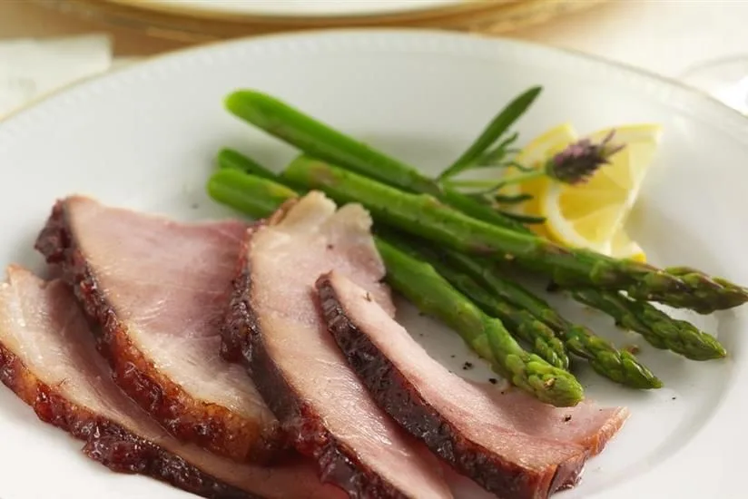Ocean Spray® Holiday Glazed Ham Recipe with Festive Cranberry Sauce