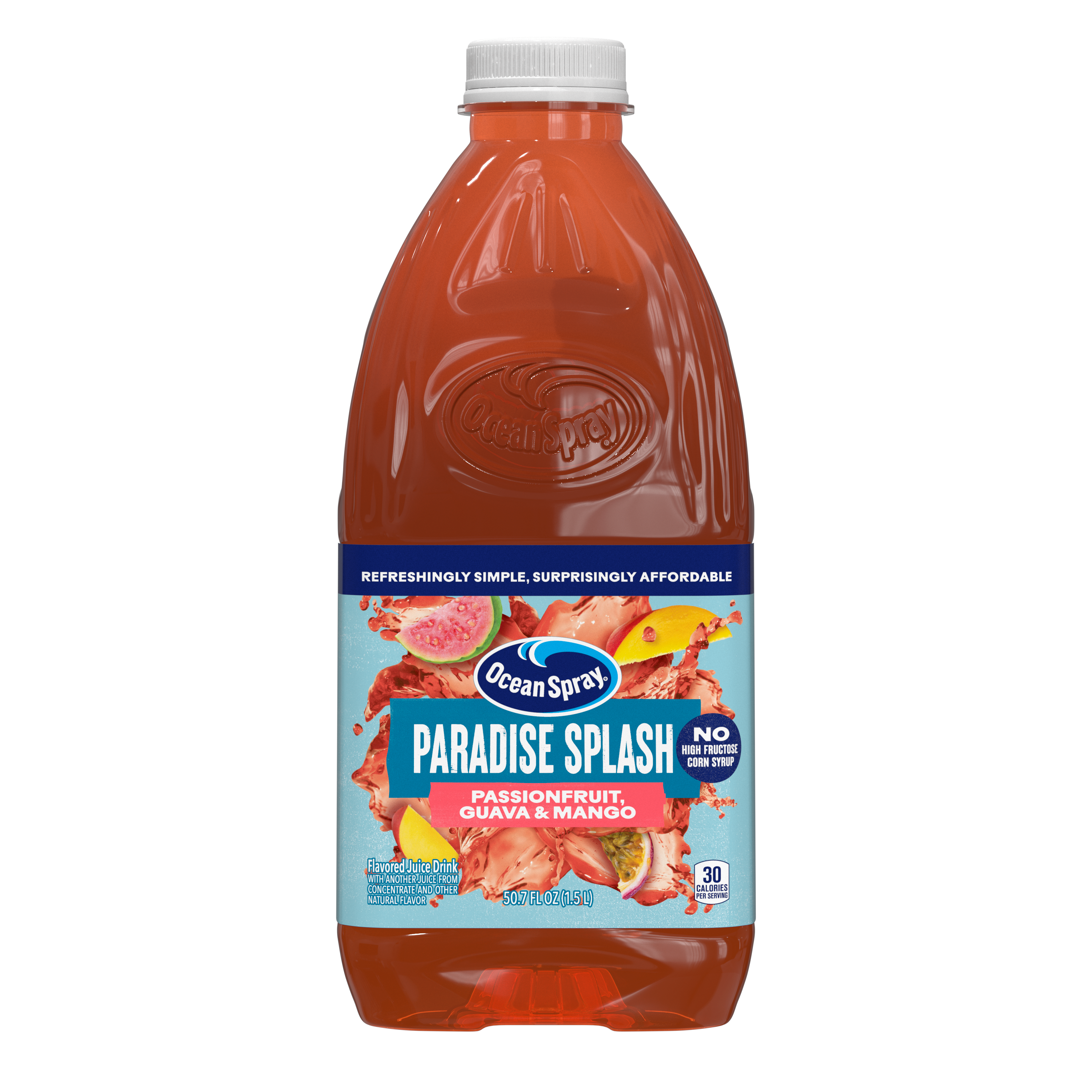 Ocean Spray Ocean Spray® Paradise Splash – Maracuyá, Guayaba y Mango Botella de 50.7 fl oz — product image