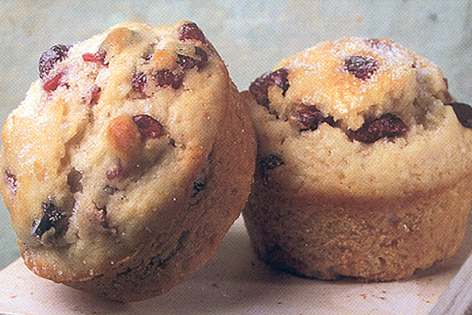 Reduced Fat Cranberry Chip Muffins