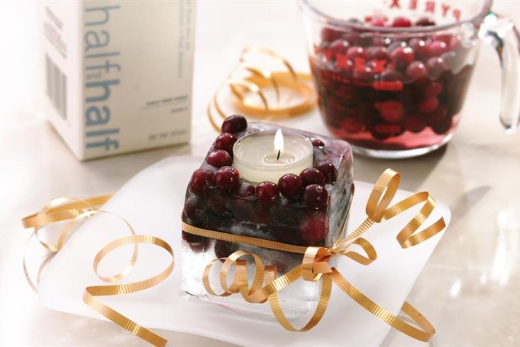 Cranberry Ice Candle