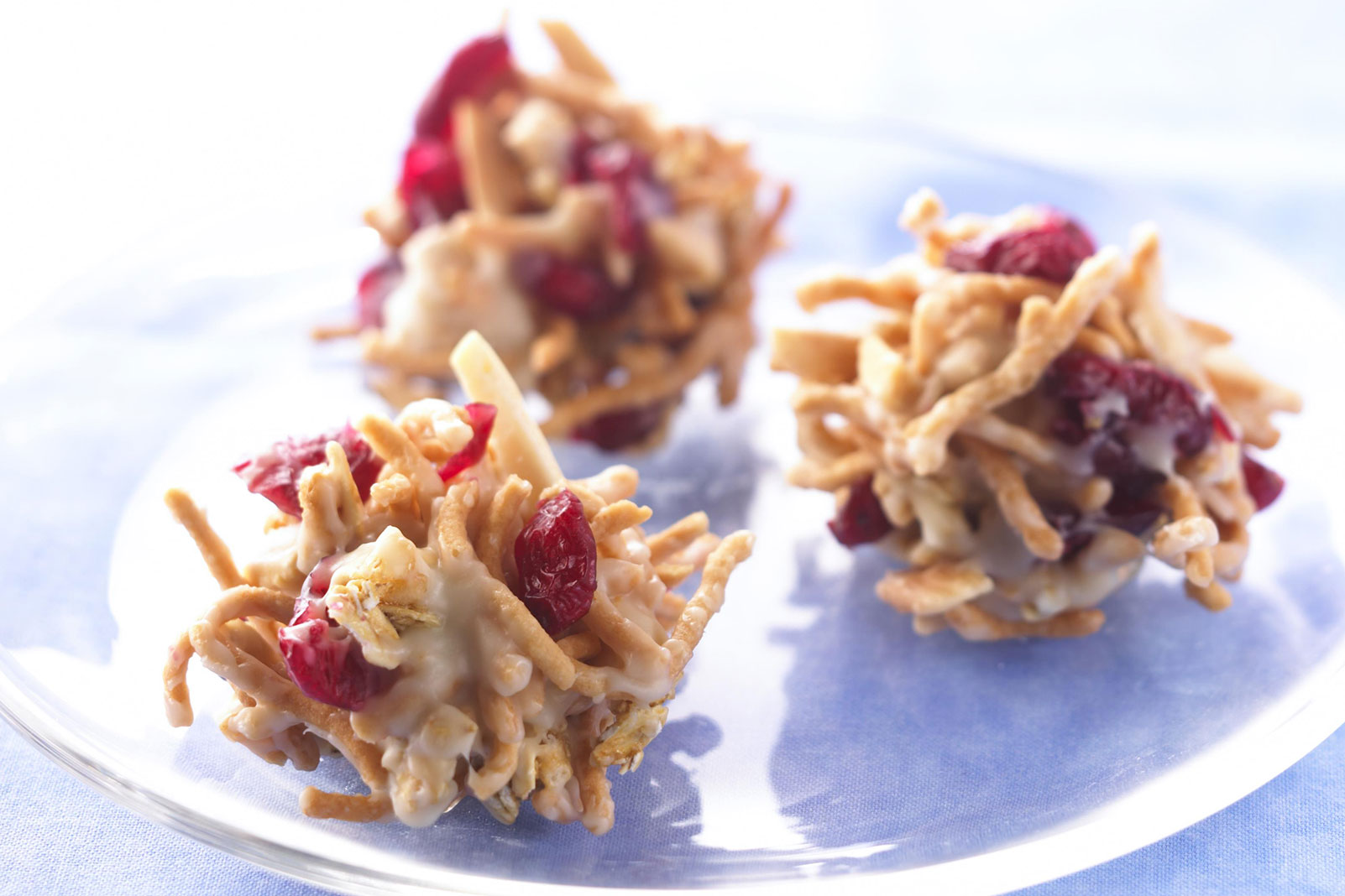 No-Bake Craisins® Dried Cranberries Crunch Clusters