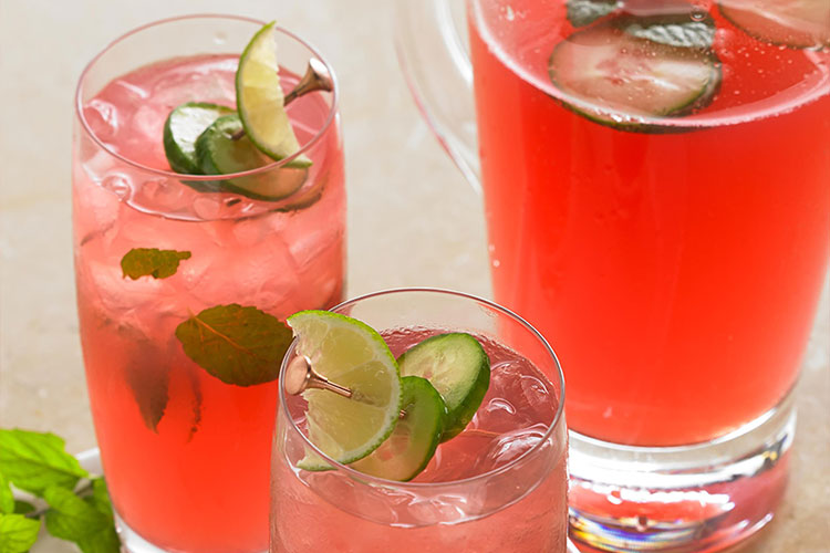 Ruby Cranberry Cucumber Refresher