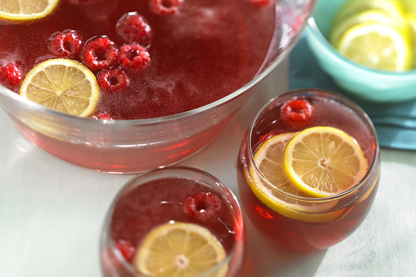 Sunset Cranberry Lemonade Punch