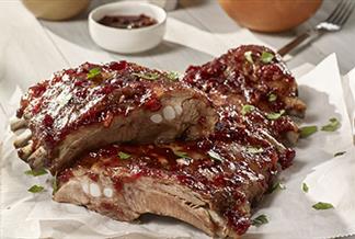 Cranberry-Barbecue Pork Ribs