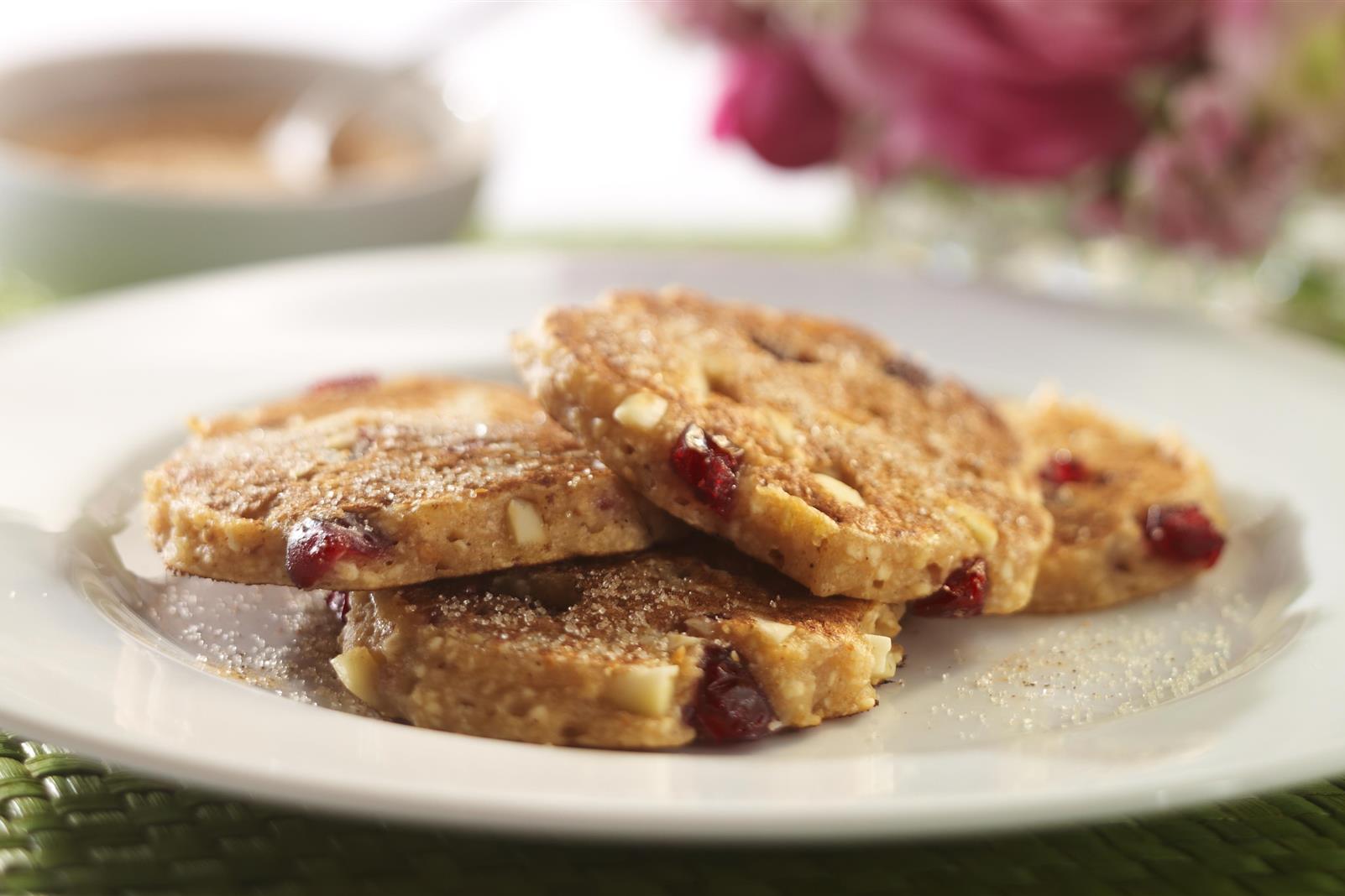 Passover Pancakes with Craisins® Dried Cranberries