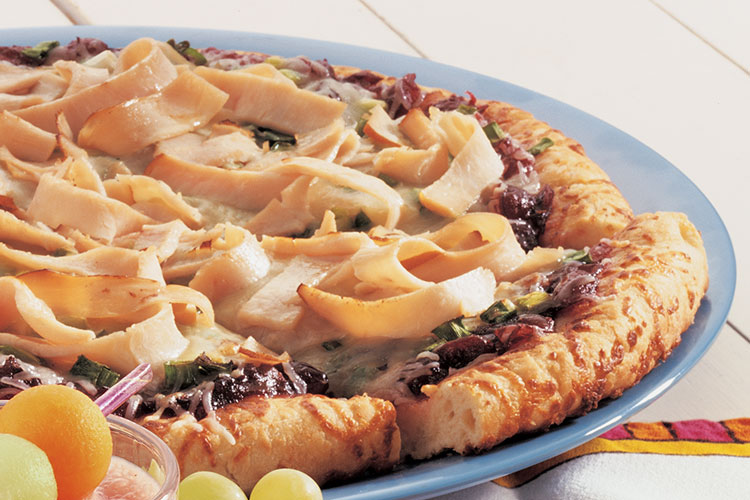 Smoked Turkey and Cranberry Gourmet Pizza
