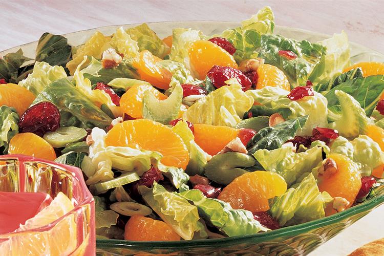 Quick Mandarin Cranberry Salad